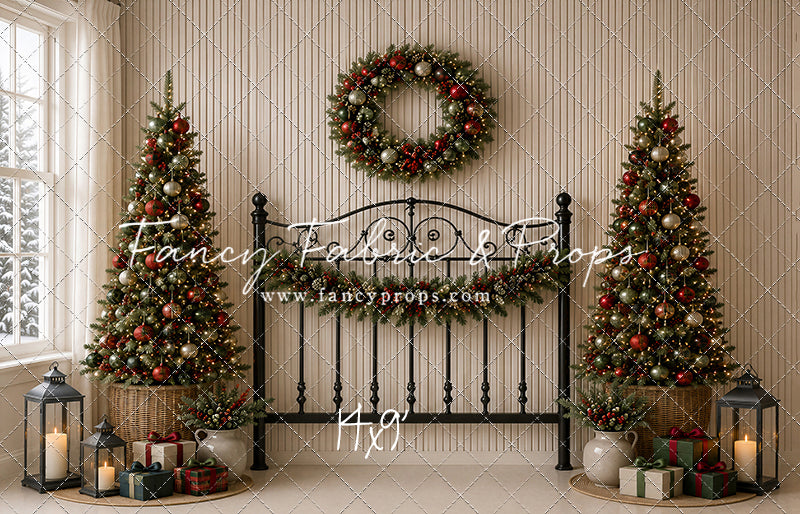 Classic Festive Headboard - with Sweep Option