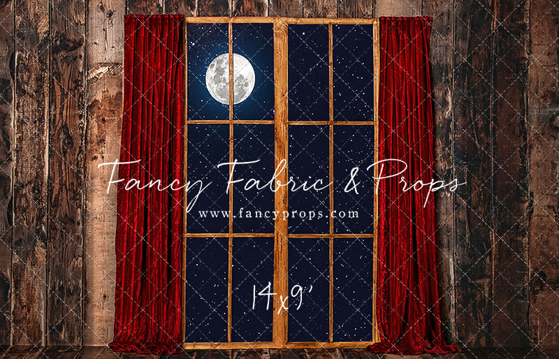 Classic Window With Drapes