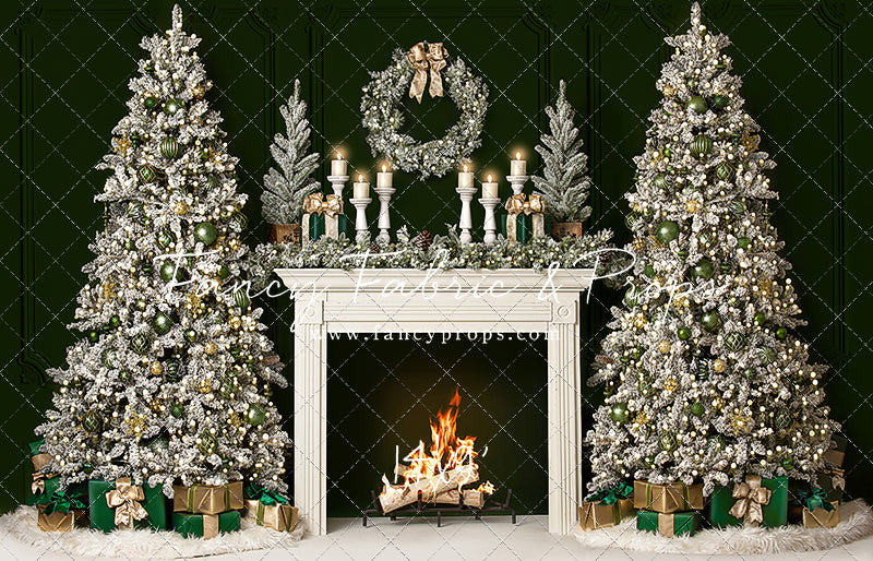 Classy Gold & Greens Mantle