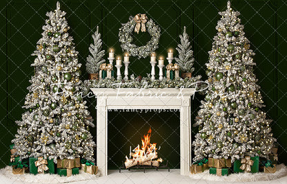 Classy Gold & Greens Mantle
