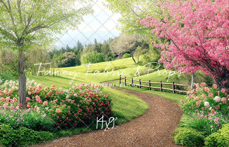 Country Road In Bloom - With Sweep Option