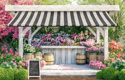 Country Spring Flower Shoppe - With Sweep Option