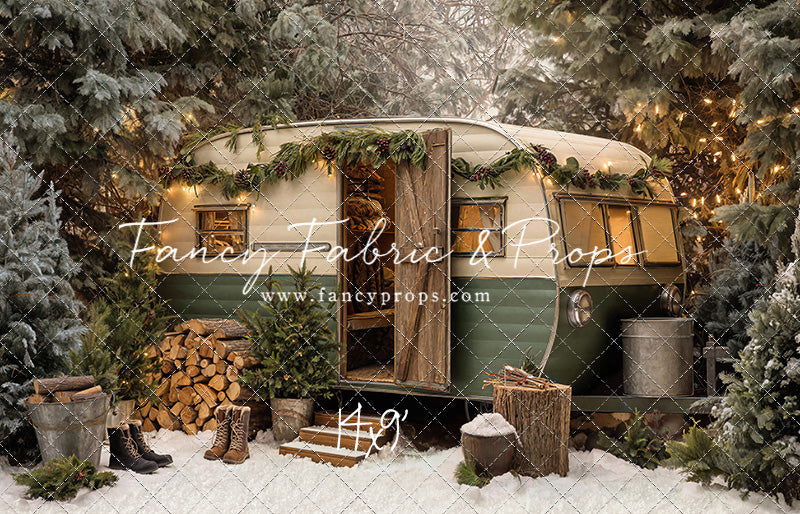 Cozy Camper Christmas - with Sweep Option