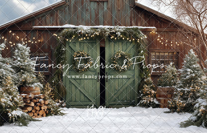 Cozy Christmas Barn - with Sweep Option