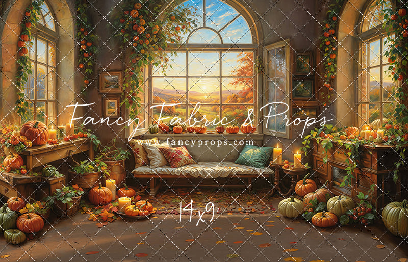 Cozy Harvest Nook - With Sweep Option