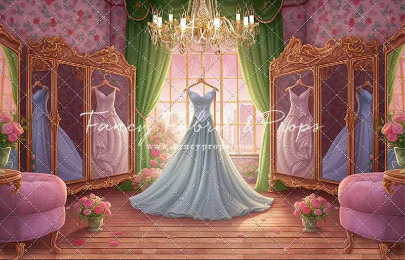 Dress Like A Princess - Ice Blue Dress - With Sweep Option