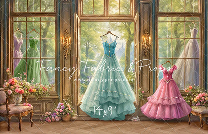 Dress of Royal Wishes- Wood Floor - With Sweep Option