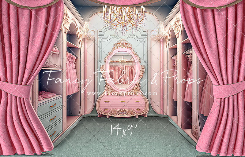 Elegant Armoire - Sage Floor Option - With Sweep Option