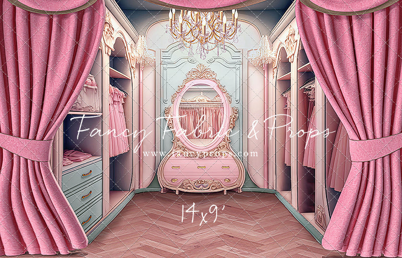 Elegant Armoire - Wood Floor Option - With Sweep Option