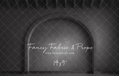 Elegant Charcoal Alcove - Solid Floor - With Sweep Option