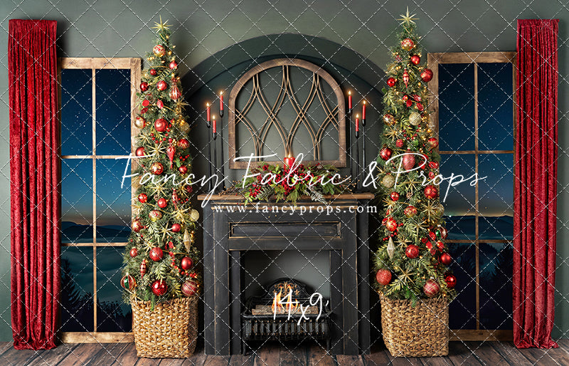 Elegant Fireplace Overlook