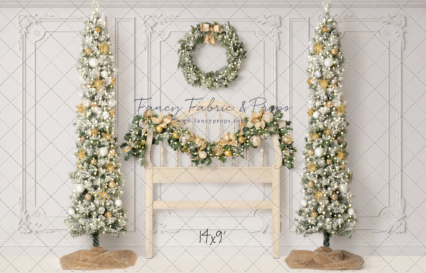 Elegant Gold Headboard