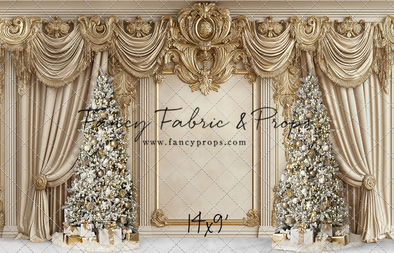 Elegant Golden Noel - with Sweep Option