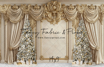 Elegant Golden Noel - with Sweep Option