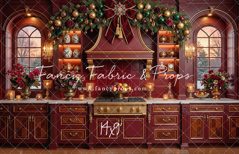 Elegant Scarlet Kitchen - With Sweep Option