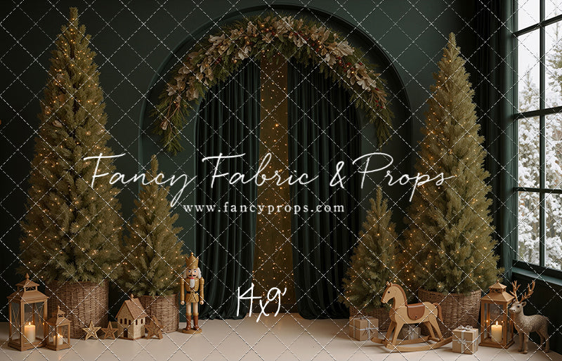 Emerald Christmas Arch - With Sweep Option