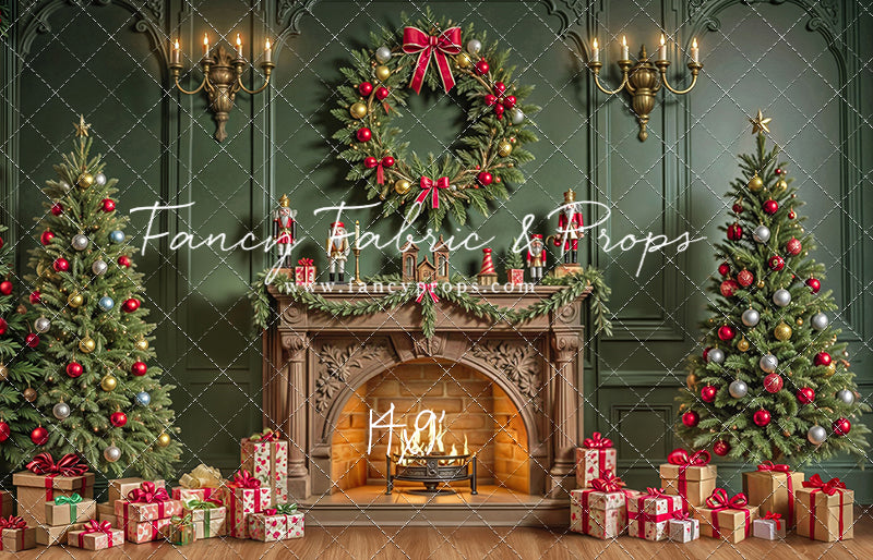 Emerald Christmas Room - with Sweep Option