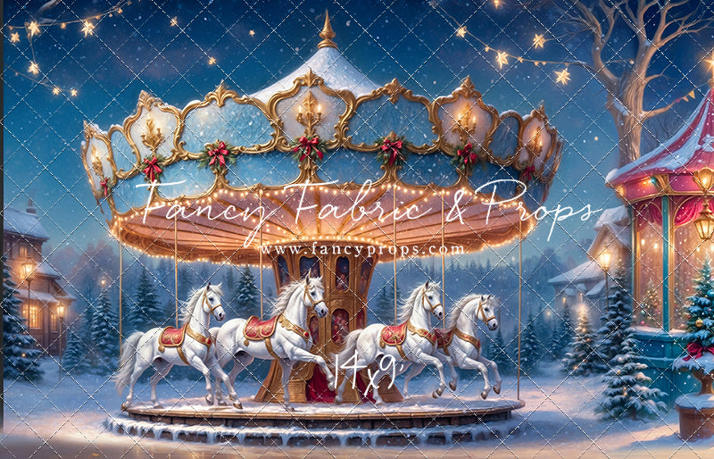 Enchanted Holiday Carousel - With Sweep Option