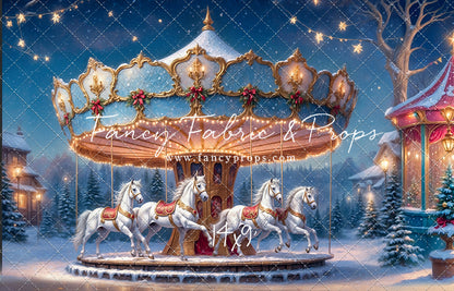 Enchanted Holiday Carousel - With Sweep Option