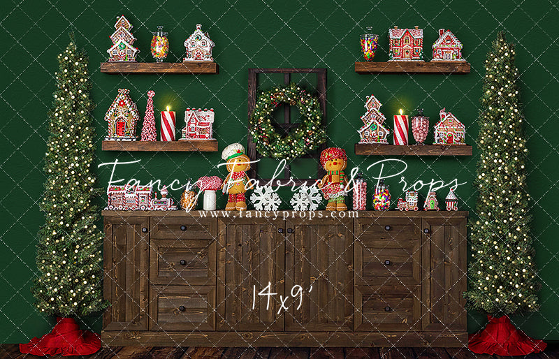 Evergreen Gingerbread Baking Kitchen