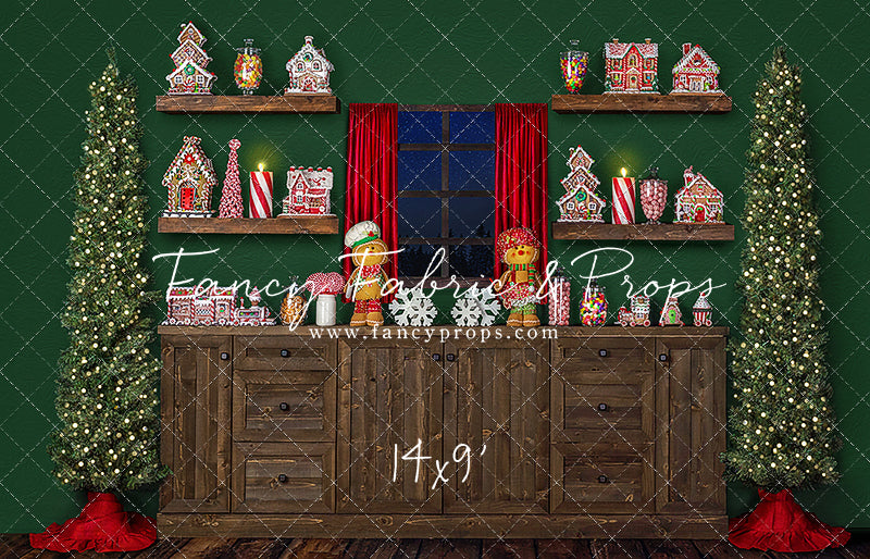 Evergreen Gingerbread Kitchen With A View