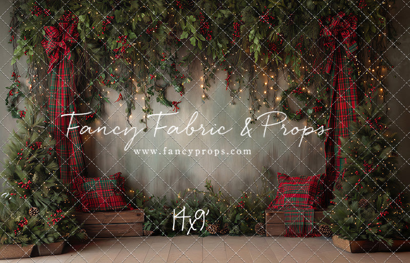 Evergreen Tartan Nook - With Sweep Option