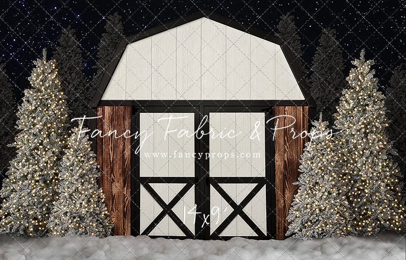 Modern Christmas Barn - No Light