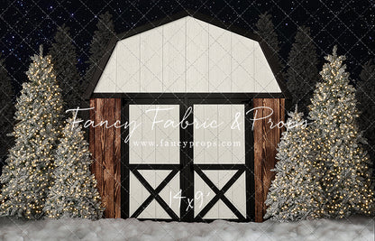 Modern Christmas Barn - No Light