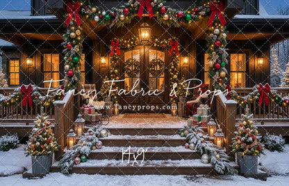 Festive Front Porch - With Sweep Option