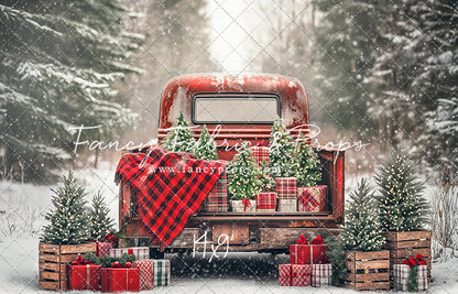 Festive Pickup Truck - with Sweep Option