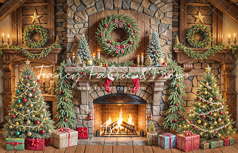 Fireside Christmas Magic - with Sweep Option