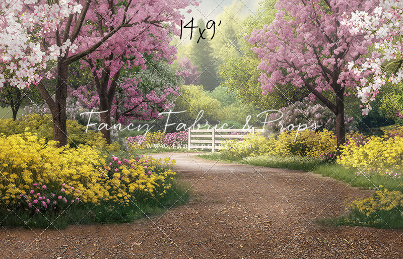 Flowering Spring Path - With Sweep Option