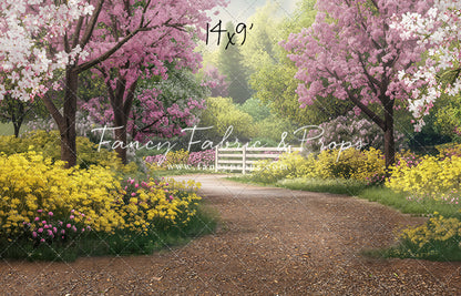 Flowering Spring Path - With Sweep Option