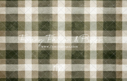 Frosted Pine Plaid - With Sweep Option