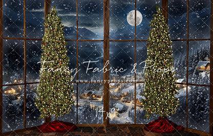 Frosted Village Bay Window