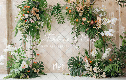 Garden Arch In Bloom - With Sweep Option