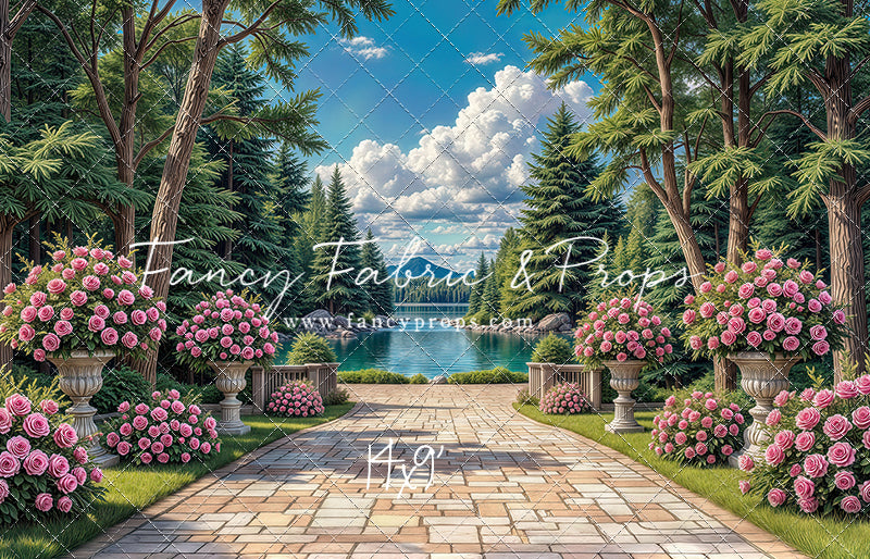 Garden By The Blue Lake - With Sweep Option
