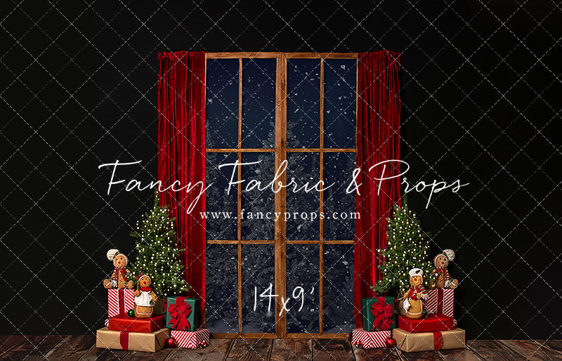 Gingerbread Mantle Window