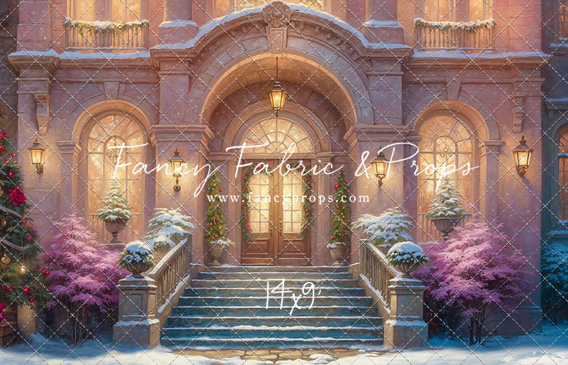 Glistening Snowy Entry - With Sweep Option