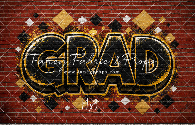 Gold & Black Grad - With Sweep Option