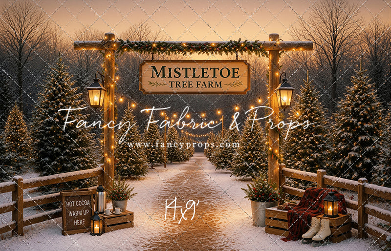Golden Glow Christmas Farm - with Sweep Option