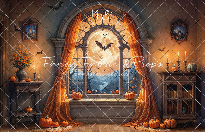 Gothic Moonlit Window - With Sweep Option