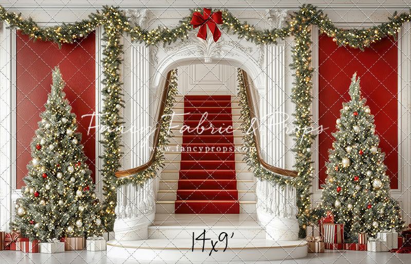Grand Christmas Staircase - with Sweep Option