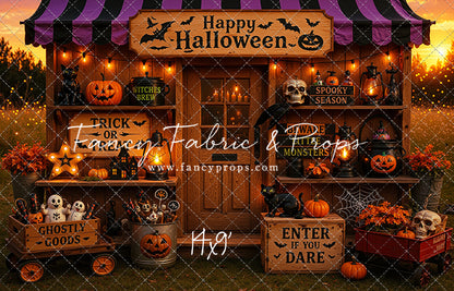 Haunted Harvest Stand - with Sweep Option