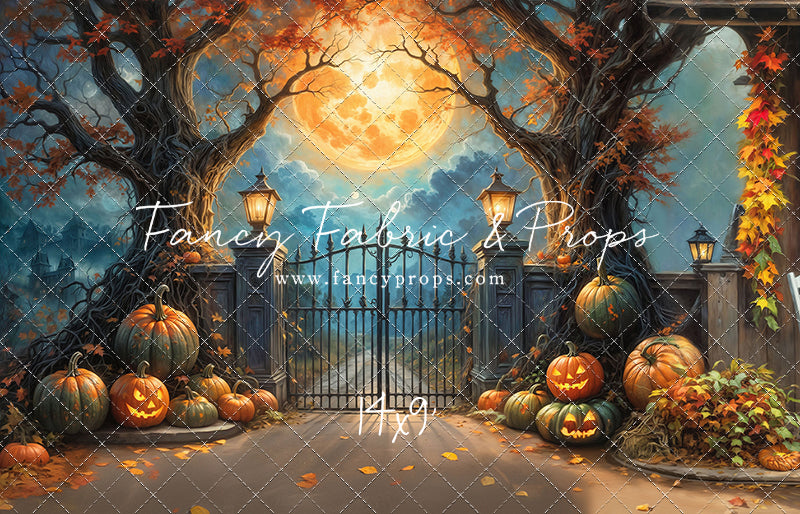 Halloween Lantern Lane - With Sweep Option
