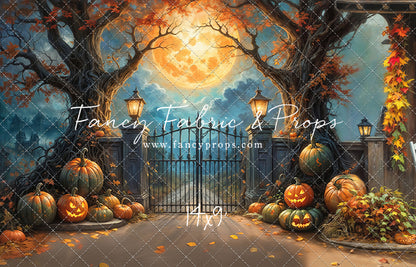 Halloween Lantern Lane - With Sweep Option