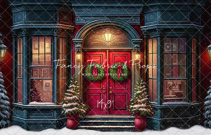 Heartfelt Holiday Home - Red Doors With Snow Floor Option - with Sweep Option