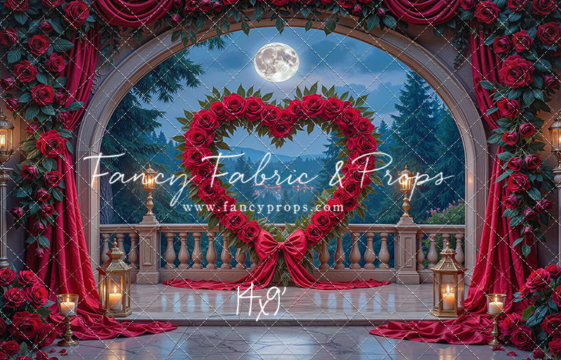 Heart of Roses - With Sweep Option