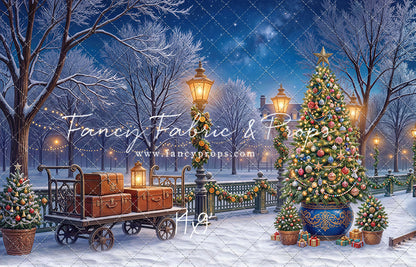 Holiday Train Station - With Sweep Option