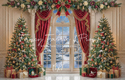 Holiday Window Elegance - with Sweep Option
